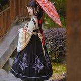 Gothic Lolita Harajuku Style Clothing Chinese Style Lolita Dress JSK High Waist Han Elements Lolita