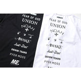 Fog T Shirt Short Sleeve High Street plus Size Retro Sports Tshirt for Men and Women Fear Of God