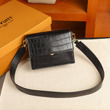 Jackie Kennedy Bag Shoulder Bag Crocodile Pattern Crossbody Bag