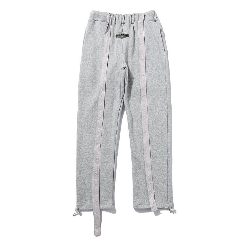 Fog Pants Autumn and Winter Pure Color Fashion Brand Casual Pants Women's Trousers StraightLeg Pants Fear Of God