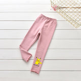 Children Pokemon Pikachu Pants Pure Cotton Spring and Autumn Trousers Women's Leisure Sports