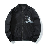 Varsity Jacket Embroidered Coat
