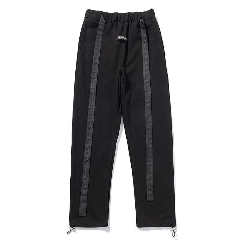 Fog Pants Autumn and Winter Pure Color Fashion Brand Casual Pants Women's Trousers StraightLeg Pants Fear Of God