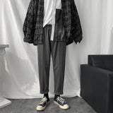 Men Suit Pants Straight-Leg Pants Draping Loose All-Match Casual