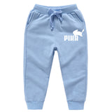 Children Pokemon Pikachu Pants Ankle-Tied Trousers Pure Cotton Casual Sports Loose Neutral