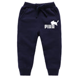 Children Pokemon Pikachu Pants Ankle-Tied Trousers Pure Cotton Casual Sports Loose Neutral