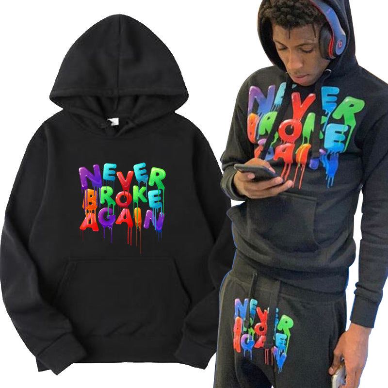 Drippy Hoodies YoungBoy Never Broke Again Printed Hoodie Male