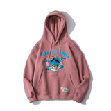Tom and Jerry Hoodie Embroidered Brushed Sweatshirt Men's Hoodie Loose