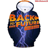Back to the Future Costume 3D Full Color Hooded Hoodie