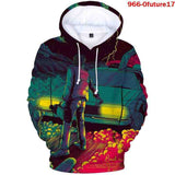 Back to the Future Costume 3D Full Color Hooded Hoodie