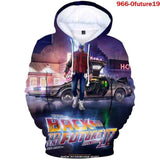 Back to the Future Costume 3D Full Color Hooded Hoodie