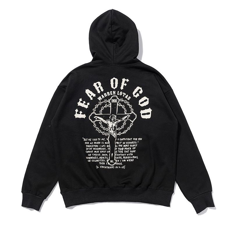 Fog Tops Hooded Sweater Men's Casual Hoodie Fear Of God