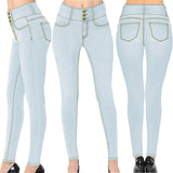 Women Plus Size Jeans Slim Fit Denim Skinny Pants