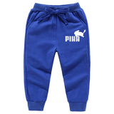 Children Pokemon Pikachu Pants Ankle-Tied Trousers Pure Cotton Casual Sports Loose Neutral