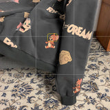Tom and Jerry Hoodie Sweater Men's Hoodie Autumn Baggy Coat