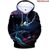 Back to the Future Costume 3D Full Color Hooded Hoodie