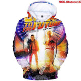Back to the Future Costume 3D Full Color Hooded Hoodie