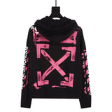 Off White Sweater Printed Large Size Owt Loose Hoodie Women Casual and Comfortable Clothing