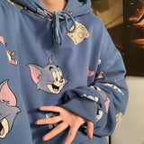 Tom and Jerry Hoodie Sweater Men's Hoodie Autumn Baggy Coat