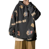 Tom and Jerry Hoodie Sweater Men's Hoodie Autumn Baggy Coat