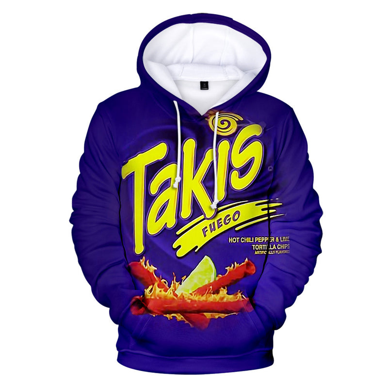 Cheeto Hoodie Printed Fleece