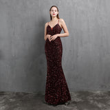 Sequin Evening Dress Party Evening Dress Sexy Long