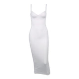 Women Summer Dresses Midi Dress Sexy Fashion Backless Sheath Dress
