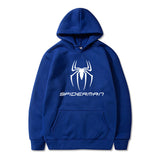 Men Spider Hoodie Spider-Man Logo Printed Hoodie