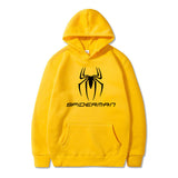 Men Spider Hoodie Spider-Man Logo Printed Hoodie