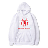Men Spider Hoodie Spider-Man Logo Printed Hoodie