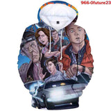 Back to the Future Costume 3D Full Color Hooded Hoodie