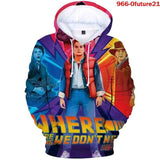 Back to the Future Costume 3D Full Color Hooded Hoodie