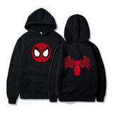 Men Spider Hoodie Spider-Man Comic Printed Fleece Hoodie