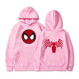 Men Spider Hoodie Spider-Man Comic Printed Fleece Hoodie