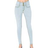 Women Plus Size Jeans Slim Fit Denim Skinny Pants