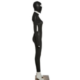 Women's Spring Clothing Long Sleeve High Neck Sexy Backless Hip Raise Skinny Sports Jumpsuit