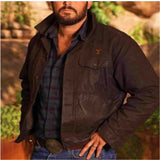 John Dutton Jacket Men's Single-Breasted Jacket