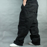 Baggy Cargo Pants for Men Men's Casual Pants Loose Outdoor Overalls plus Size Retro Sports