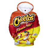 Cheeto Hoodie Printed Fleece