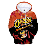 Cheeto Hoodie Printed Fleece