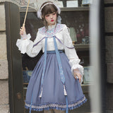 Gothic Lolita Harajuku Style Clothing Chinese Style Lolita Dress SK Skirt Underskirt Chinese Style Han Elements Light Lo