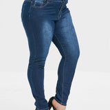 Women Plus Size Jeans Fashion Denim Skinny Pants Women