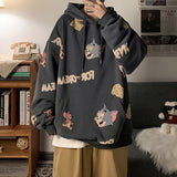 Tom and Jerry Hoodie Sweater Men's Hoodie Autumn Baggy Coat