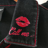 Spring and Autumn Leisure Denim Jacket Men's and Women's Tops plus Size Loose Sweater Men Denim Jacket