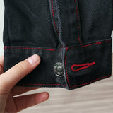 Spring and Autumn Leisure Denim Jacket Men's and Women's Tops plus Size Loose Sweater Men Denim Jacket