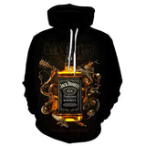 Tactics Style Men Sweatshirts & Hoodies Autumn and Winter Printed Sweater Fashion Hooded