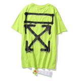 Off White T Shirt Arrow Casual Cotton Tshirt for Unisex Owt