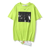 Off White T Shirt Arrow Casual Cotton Tshirt for Unisex Owt