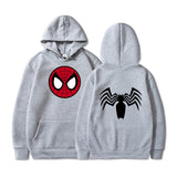 Men Spider Hoodie Spider-Man Comic Printed Fleece Hoodie