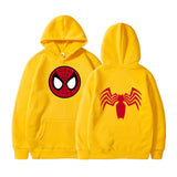 Men Spider Hoodie Spider-Man Comic Printed Fleece Hoodie